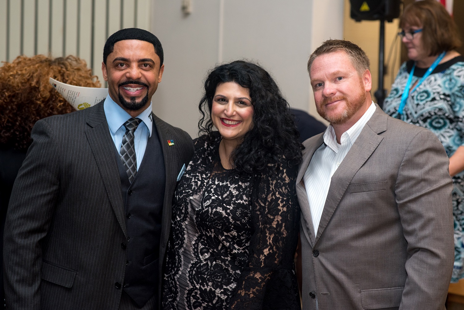 Pictured: Dr. Romules Durant, Superintendent/CEO, Toledo Public Schools, Mona Al-Hayani, and Kevin Dalton, President of the Toledo Federation of Teachers Photo Credit: Toledo Public Schools